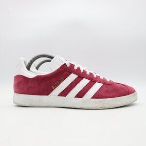 Adidas Gazelle Men's Size 8.5 Collegiate Burgundy Suede Sneakers Trainer B41645